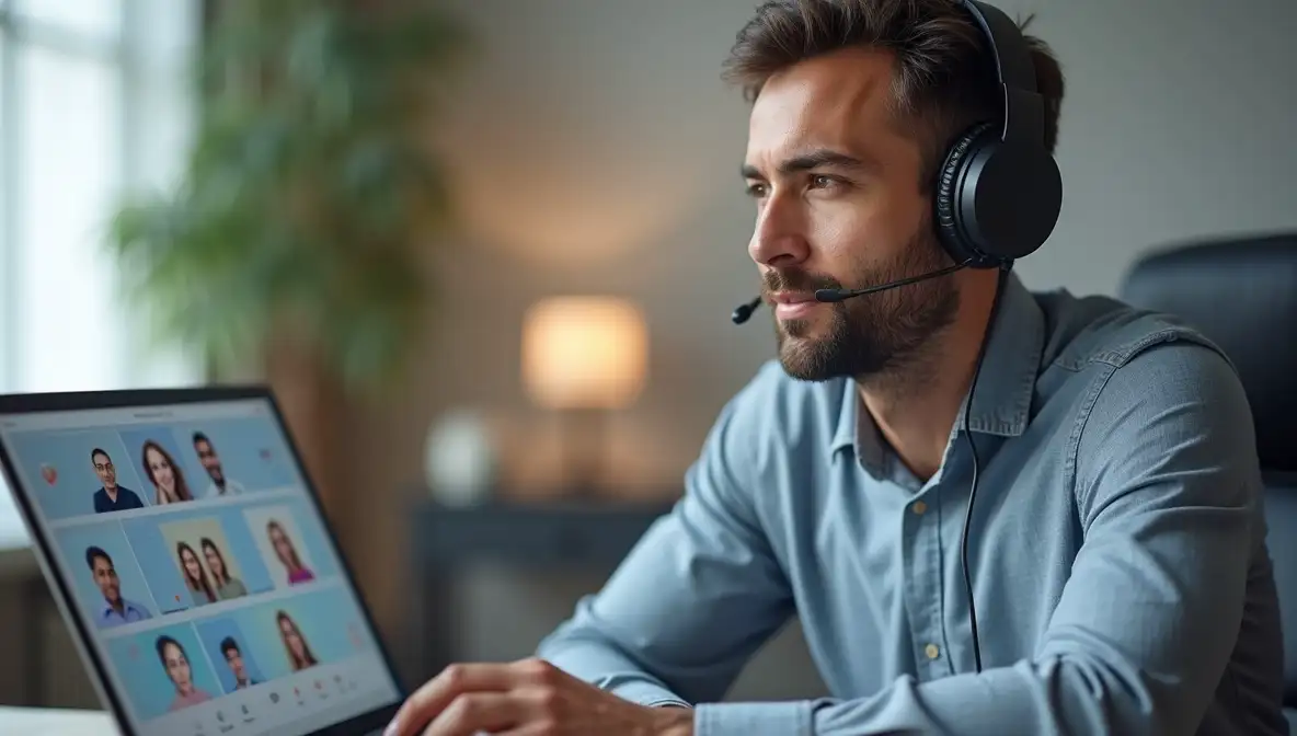 Focused founder listening intently and taking notes during a collaborative discussion with professionals, emphasizing deep user understanding and co-creation for problem-solving.